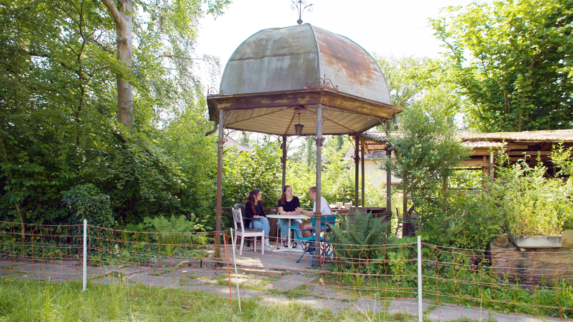 Herzogenmühle Pavillon im Garten